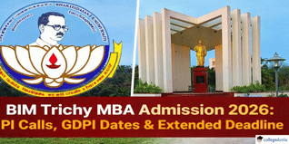 BIM Trichy Begins MBA Admission 2026; PI Calls Out for GDPI @admission.bim.edu